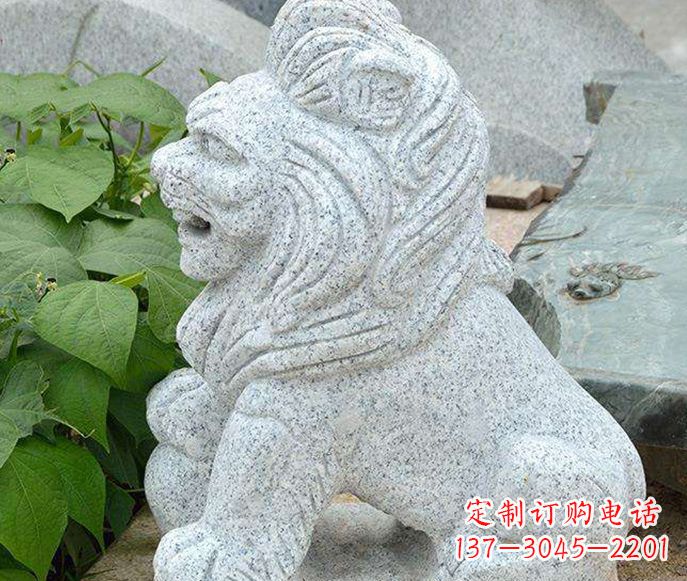 宁夏大理石狮子雕塑