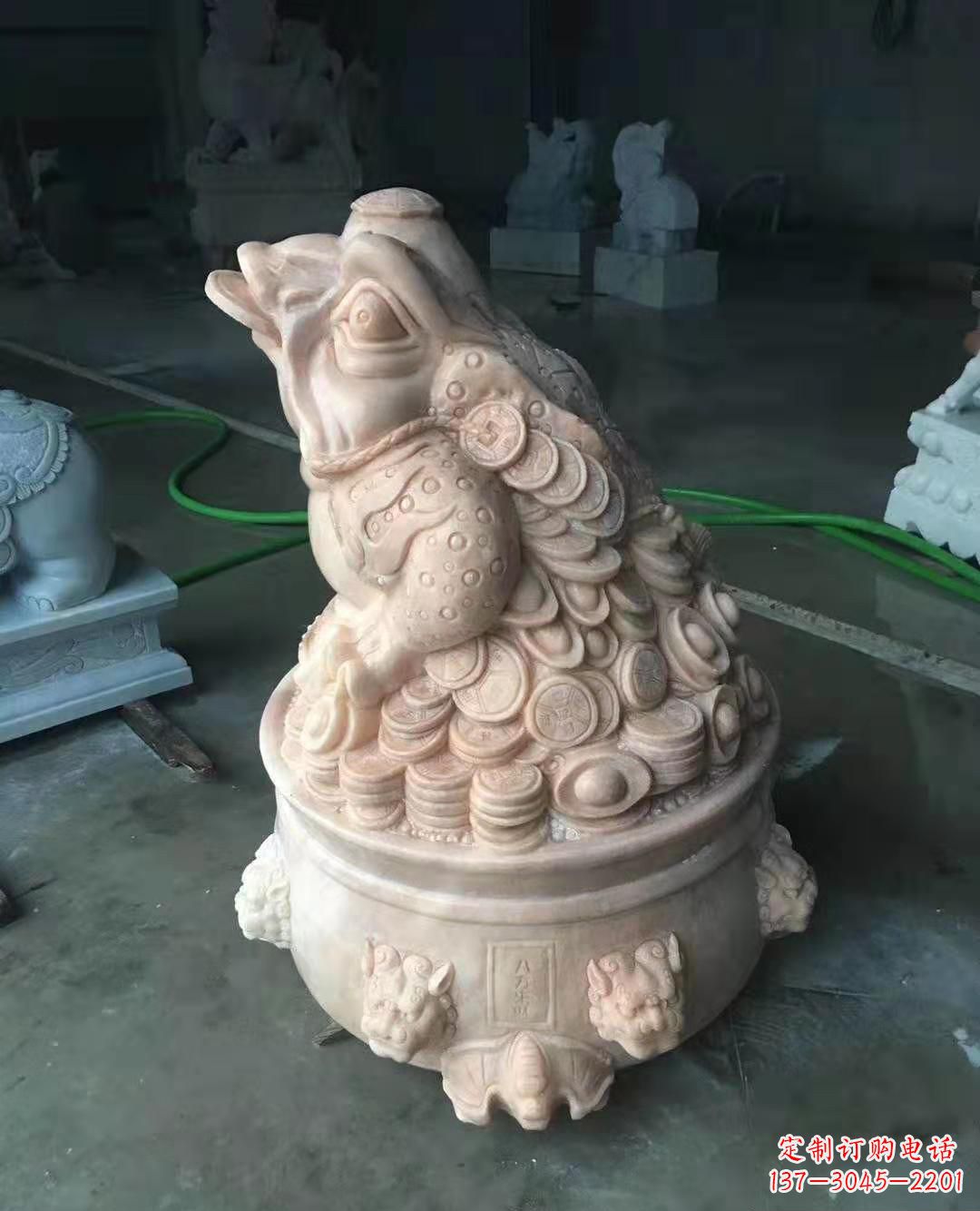 宁夏精致石雕动物雕塑