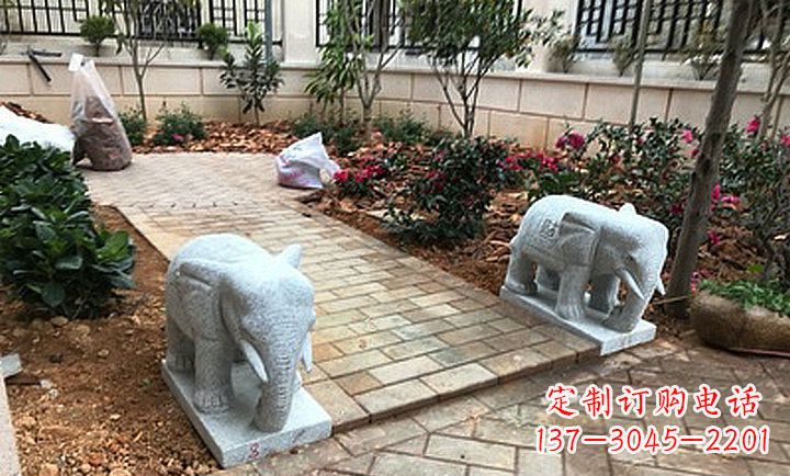 宁夏大理石小象石雕,让你的大好家园更加美丽