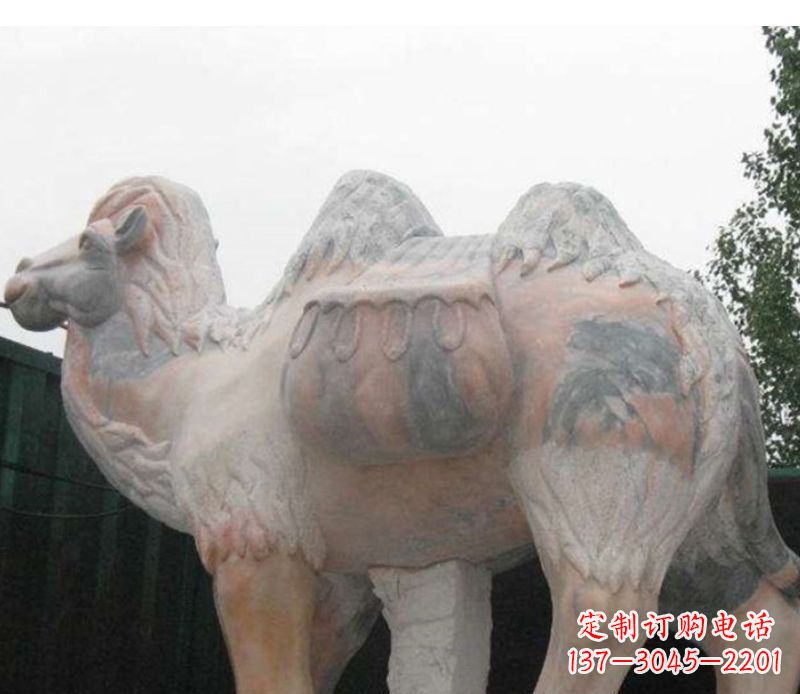 宁夏新颖精美的骆驼石雕
