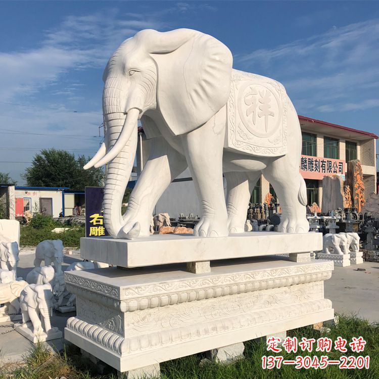 宁夏大象岩石雕塑