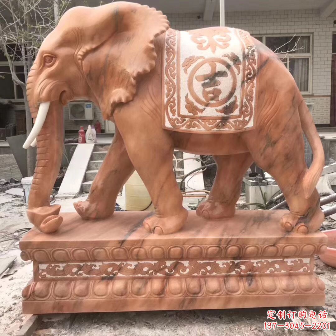 宁夏大象柱子石雕景区