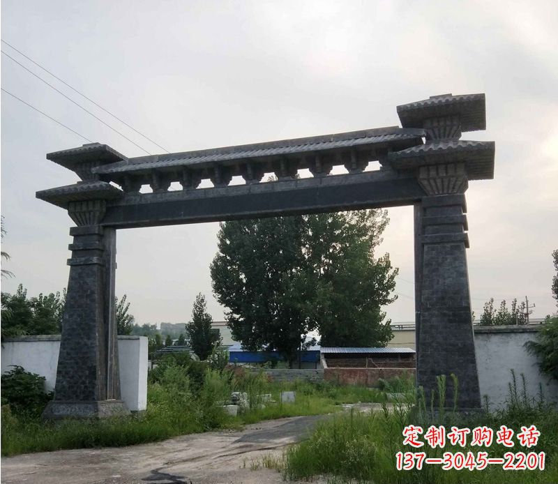 宁夏精美仿古牌坊石雕