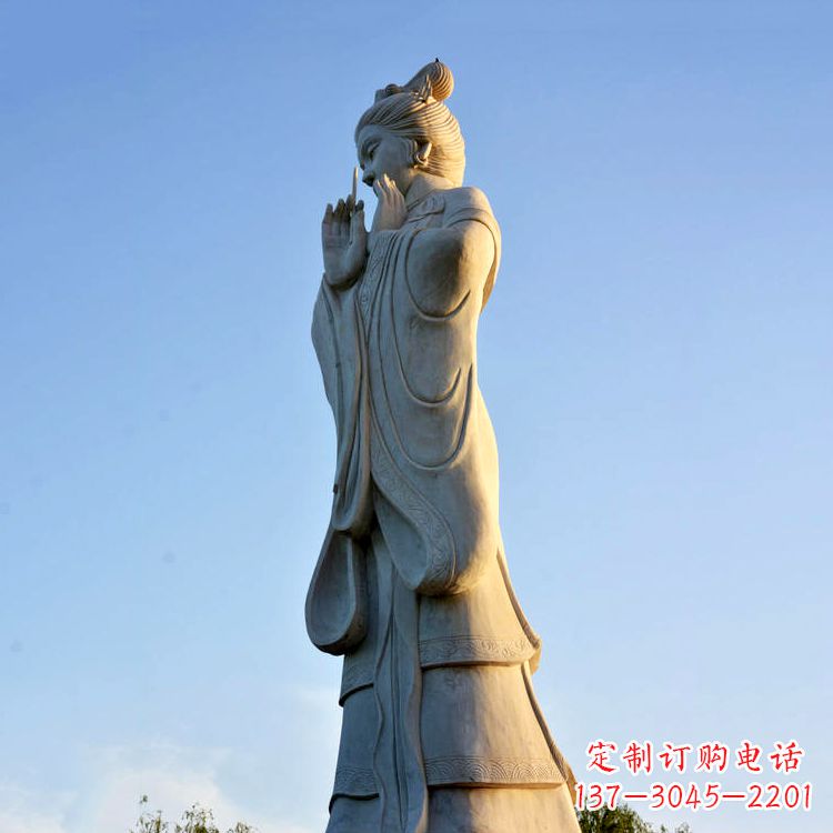 宁夏大型貂蝉雕塑-景区景点古代美女著名历史人物雕像