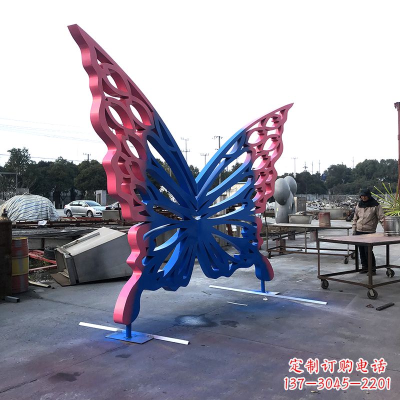 宁夏不锈钢蝴蝶雕塑