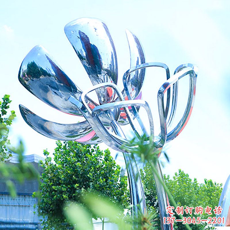 宁夏精美不锈钢玫瑰雕塑