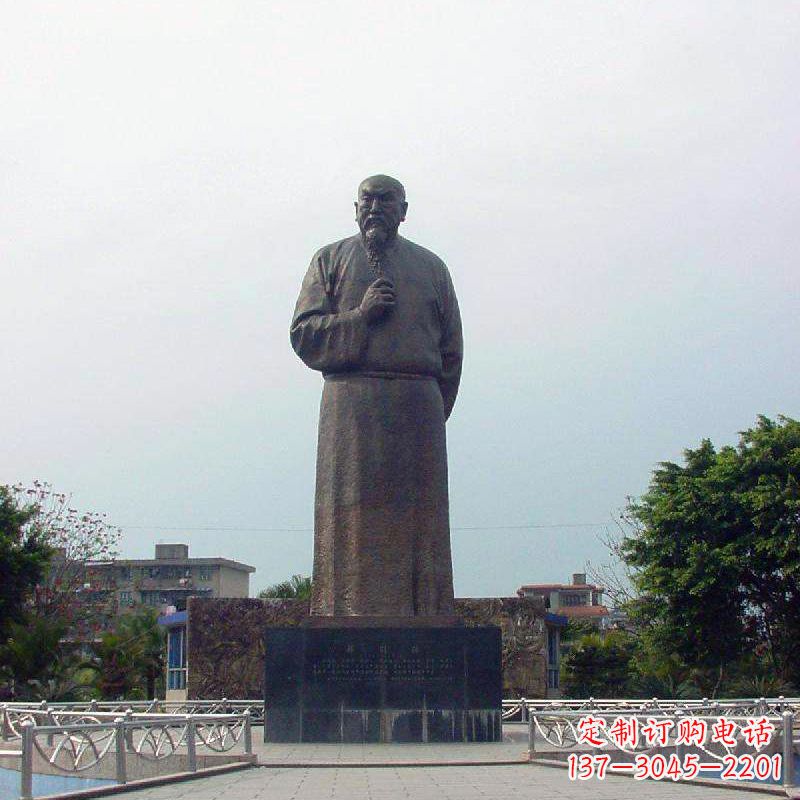 宁夏大型景区历史文化名人林则徐景观石雕像