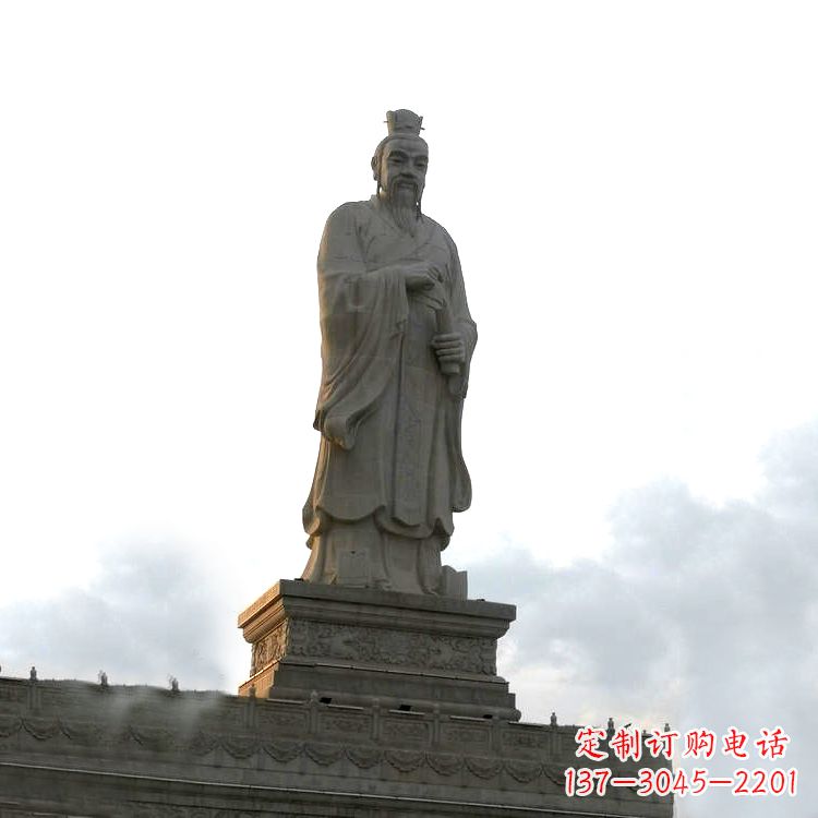 宁夏精美纯手工孟子雕塑,传承历史文化