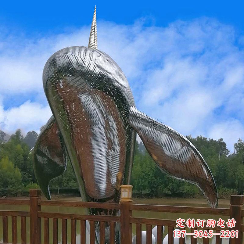宁夏大型不锈钢动物雕塑