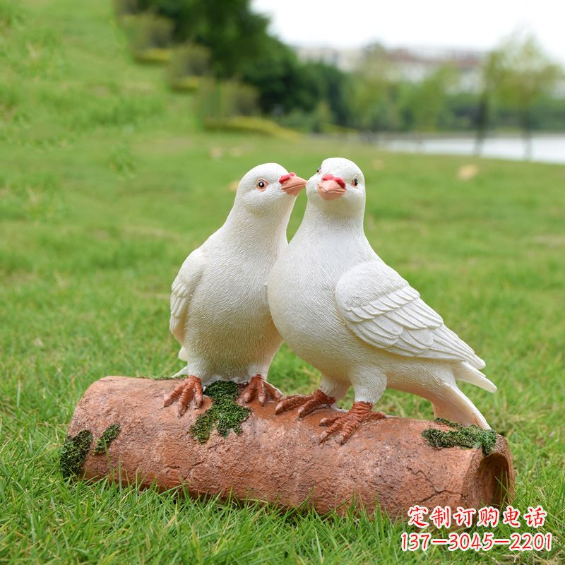 宁夏精美大型和平鸽雕塑