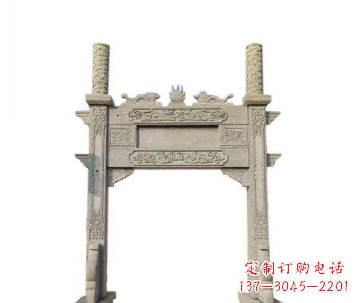 宁夏产品名称中领雕塑-牌坊石雕