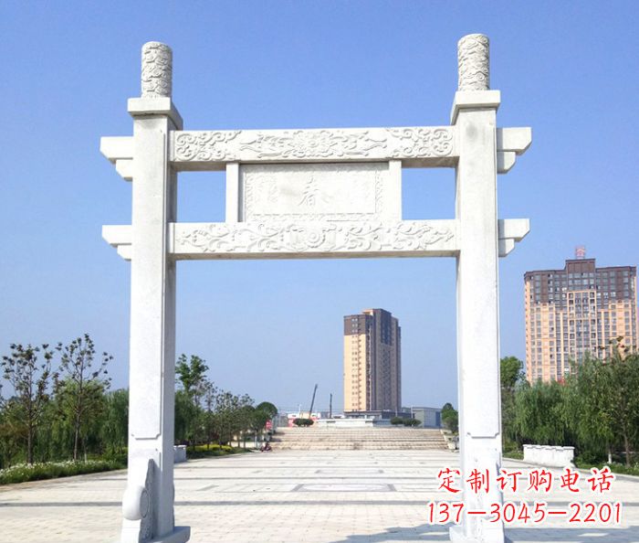 宁夏石牌楼雕塑——精美的浓缩艺术