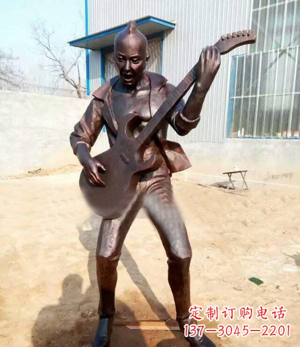 宁夏音乐传奇——吉他雕塑