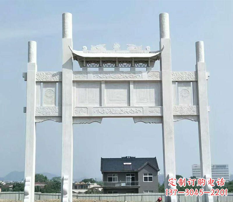 宁夏精美牌坊雕塑