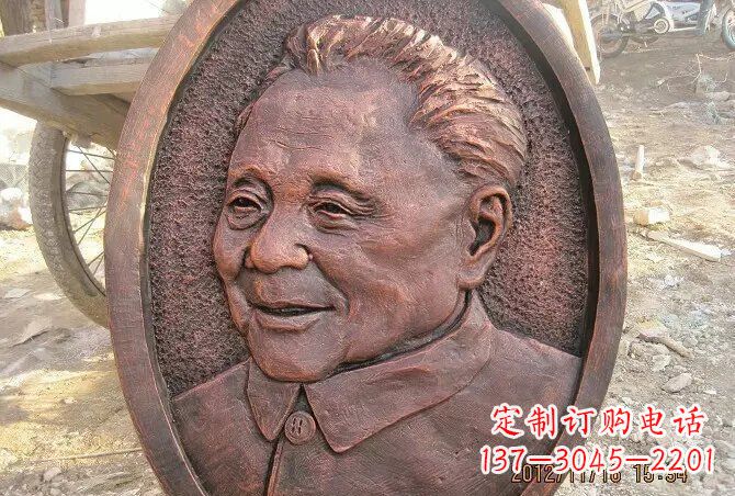 宁夏传承历史，永记邓小平——邓小平头像铜雕塑