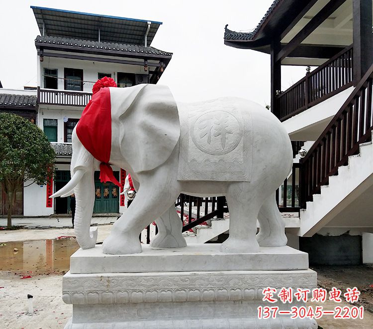 宁夏精致大象雕塑