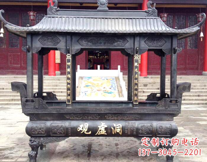 宁夏精美香炉雕塑定制