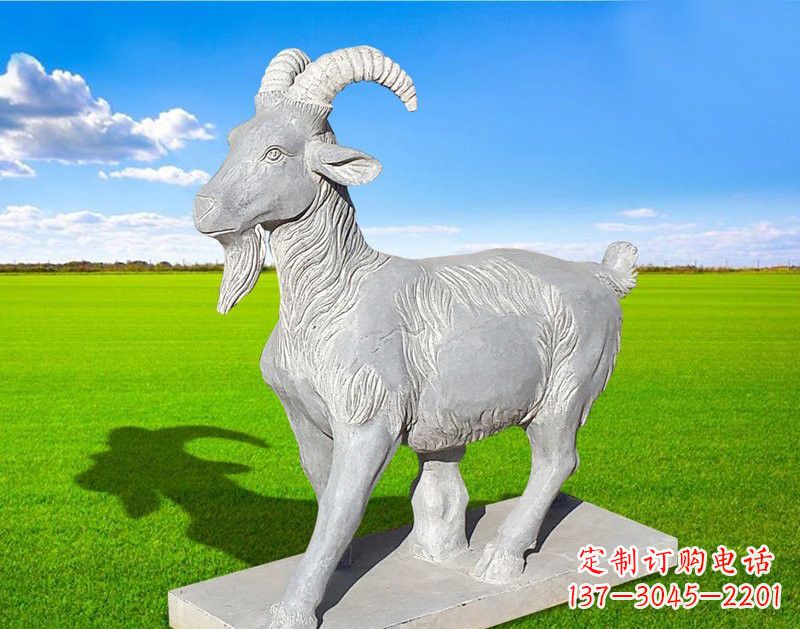 宁夏中领雕塑以动物形态展现的艺术石雕
