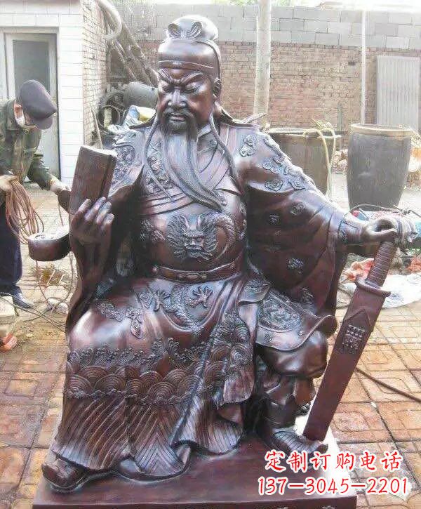 宁夏关公铜雕——象征着一份久远精神的传承