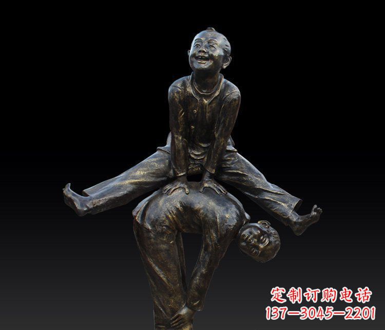 宁夏儿童友善的山羊雕塑