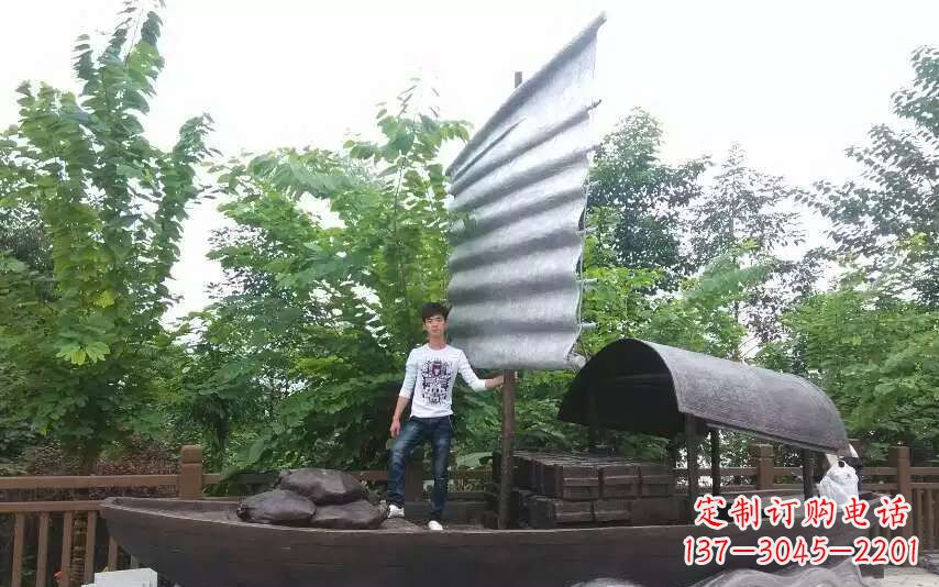宁夏高品质帆船铜雕