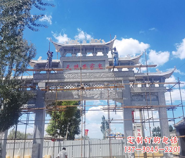 宁夏牌坊雕塑品质精湛、精致耐看