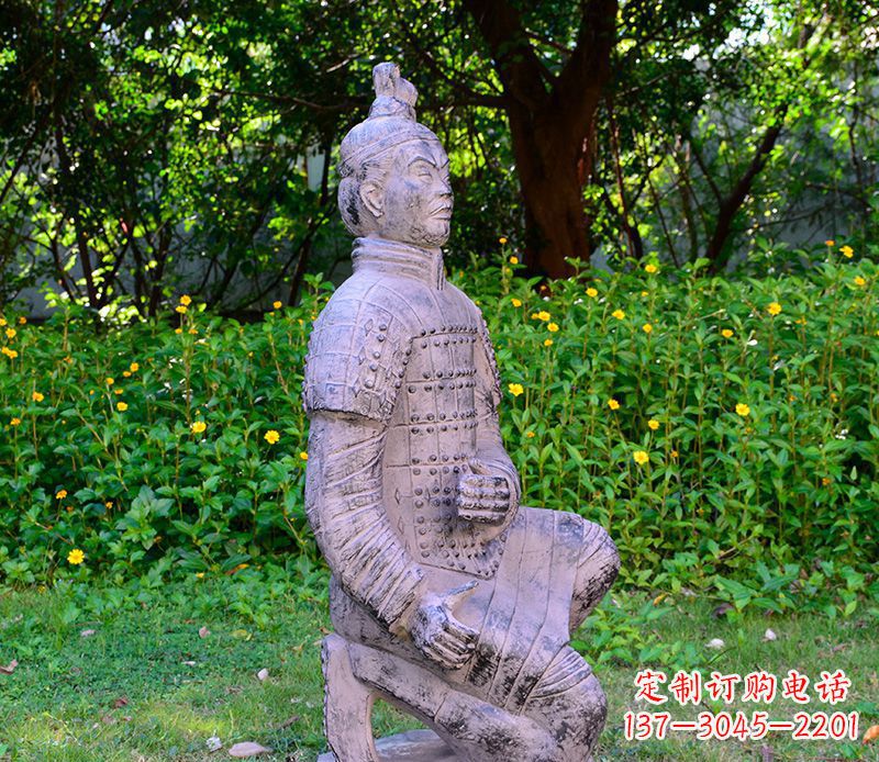 宁夏传统文化经典--仿古兵马俑雕塑