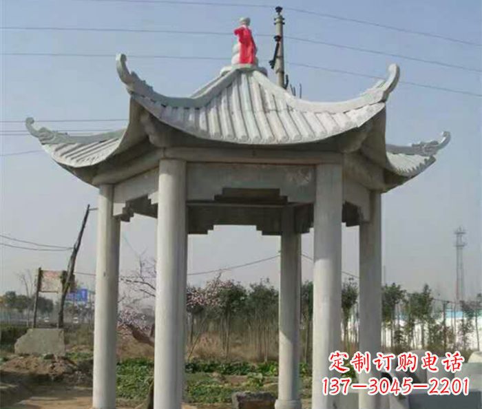 宁夏典雅的仿古凉亭石雕