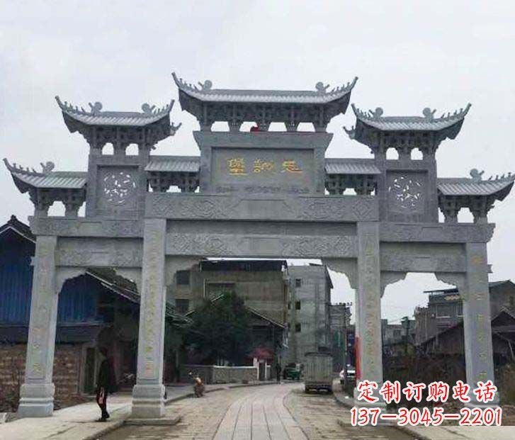 宁夏精美牌坊石雕
