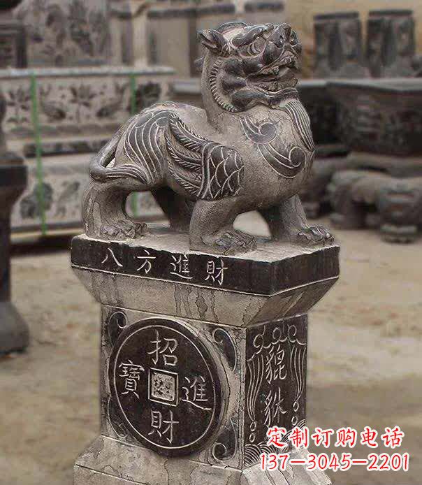 宁夏仿古石雕貔貅 雕塑,带您走进神秘的古代世界