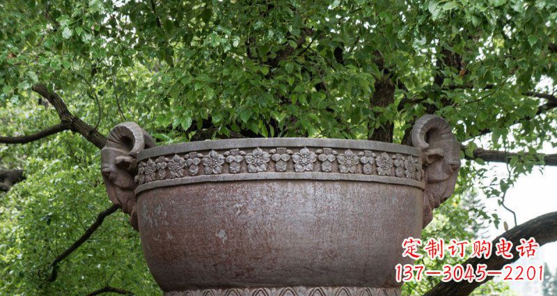 宁夏中领雕塑仿古水缸铜雕