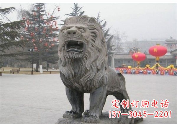 宁夏欧式古典石雕狮子