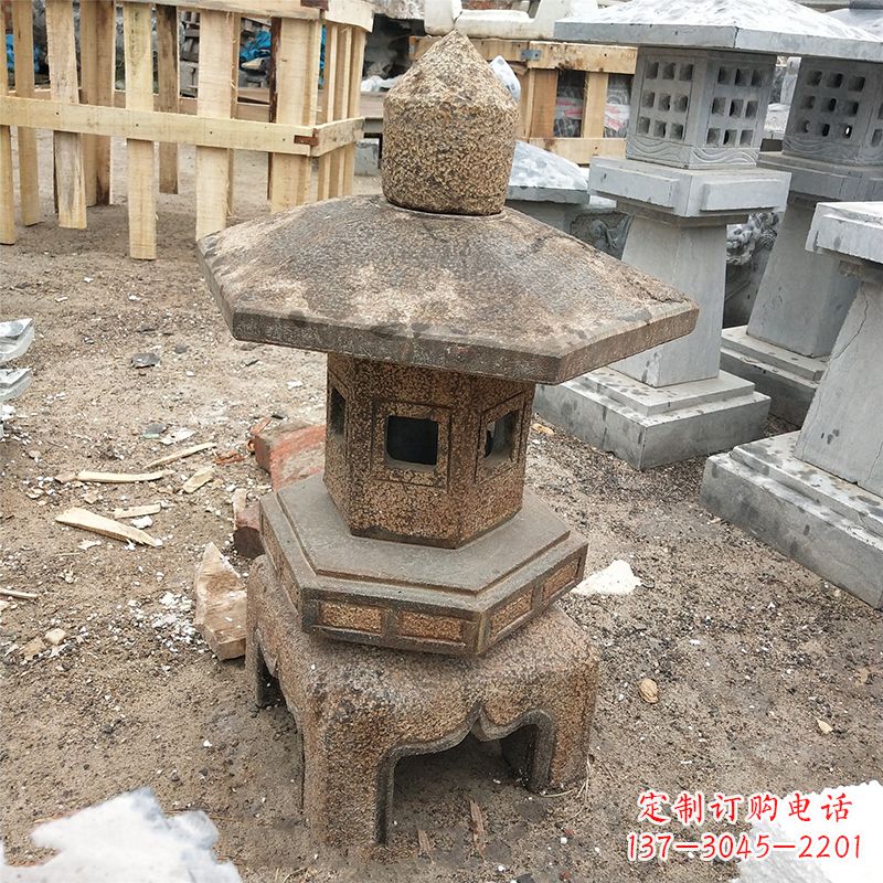 宁夏仿古做旧石灯笼