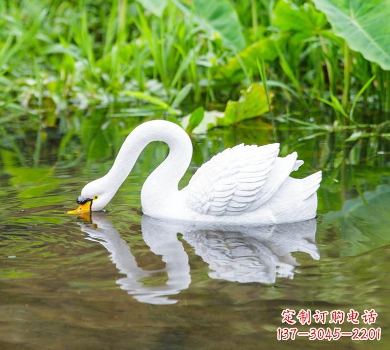 宁夏欧式天鹅石膏雕塑