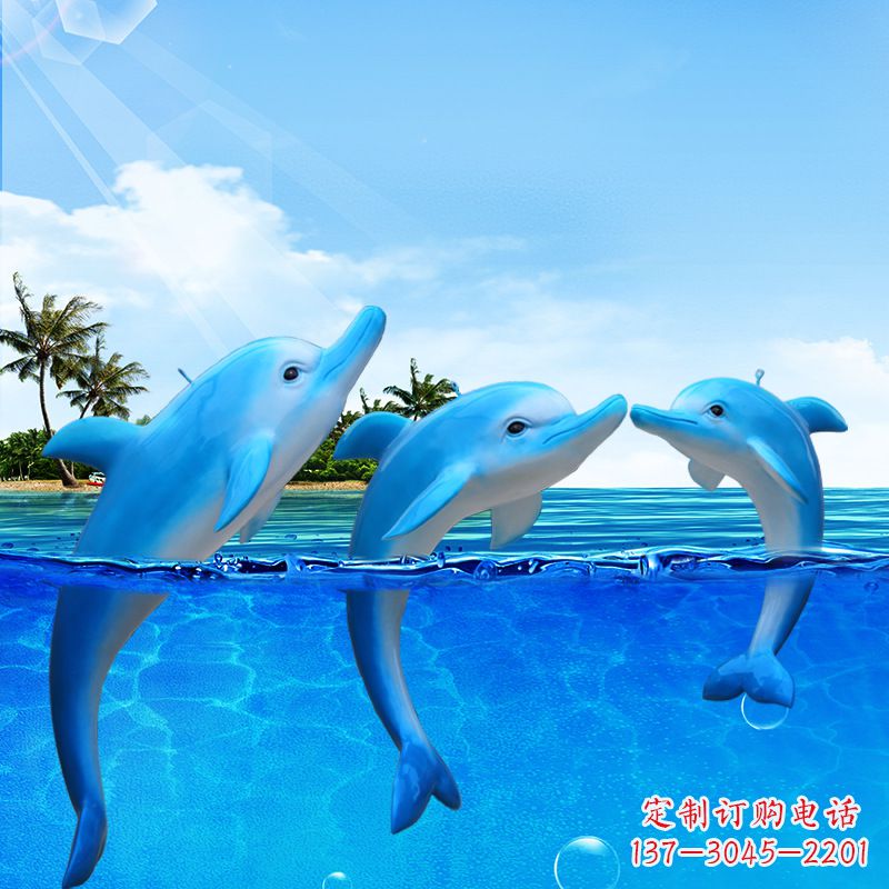 宁夏精美海豚雕塑