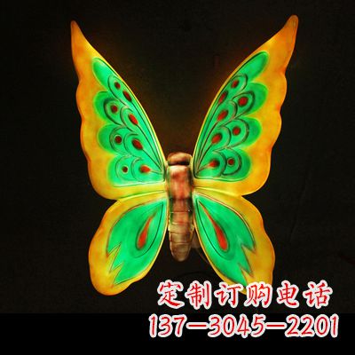 宁夏闪耀蝴蝶,精致灯光雕塑