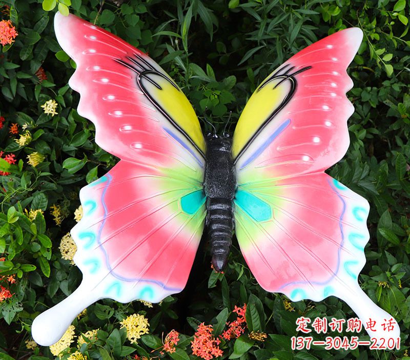 宁夏豪华蝴蝶彩绘树脂雕塑