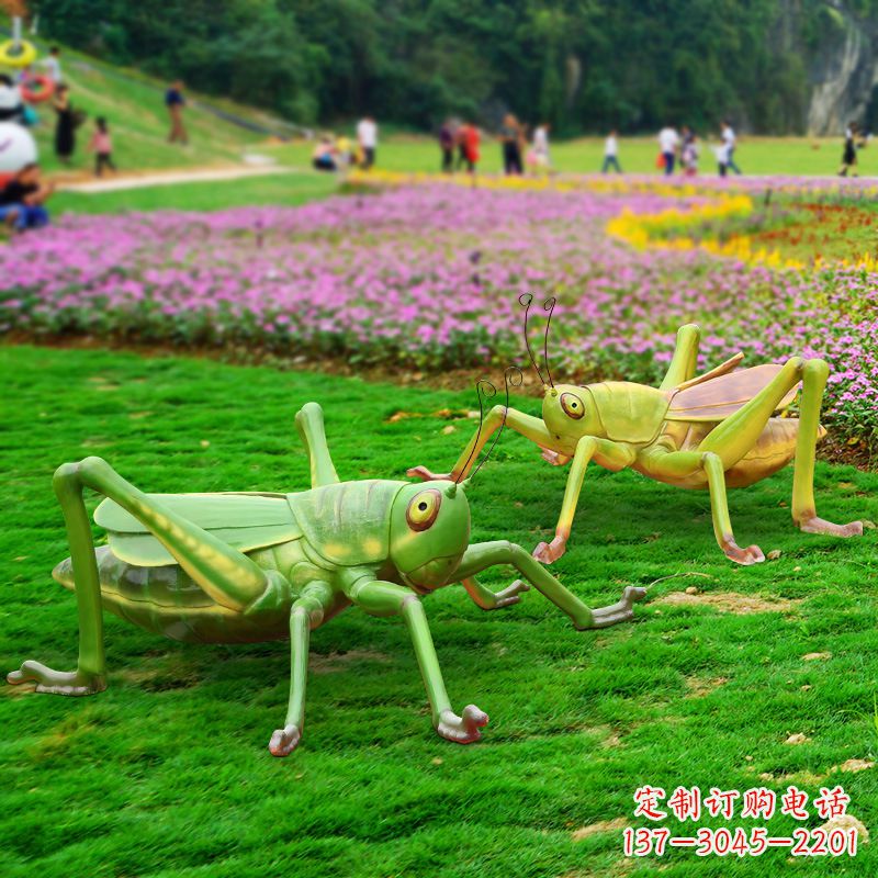 宁夏精美蝗虫雕塑摆件