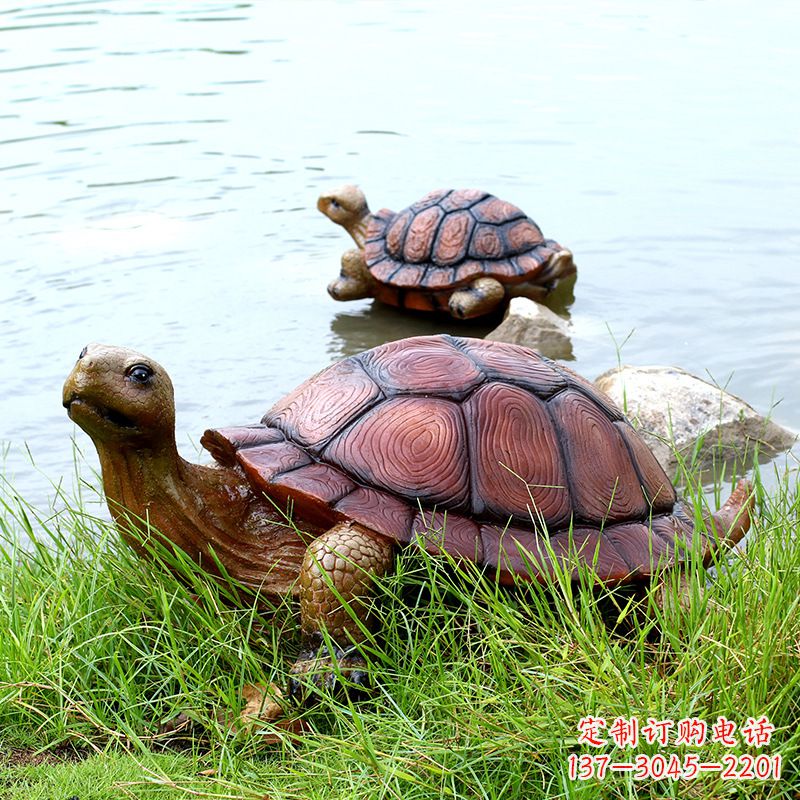 宁夏精美乌龟雕塑,点亮您的池塘水景