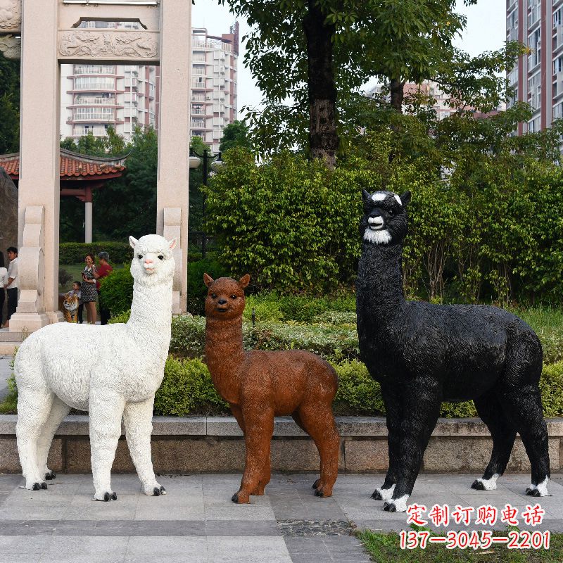 宁夏优雅耐用的玻璃钢仿真动物雕塑