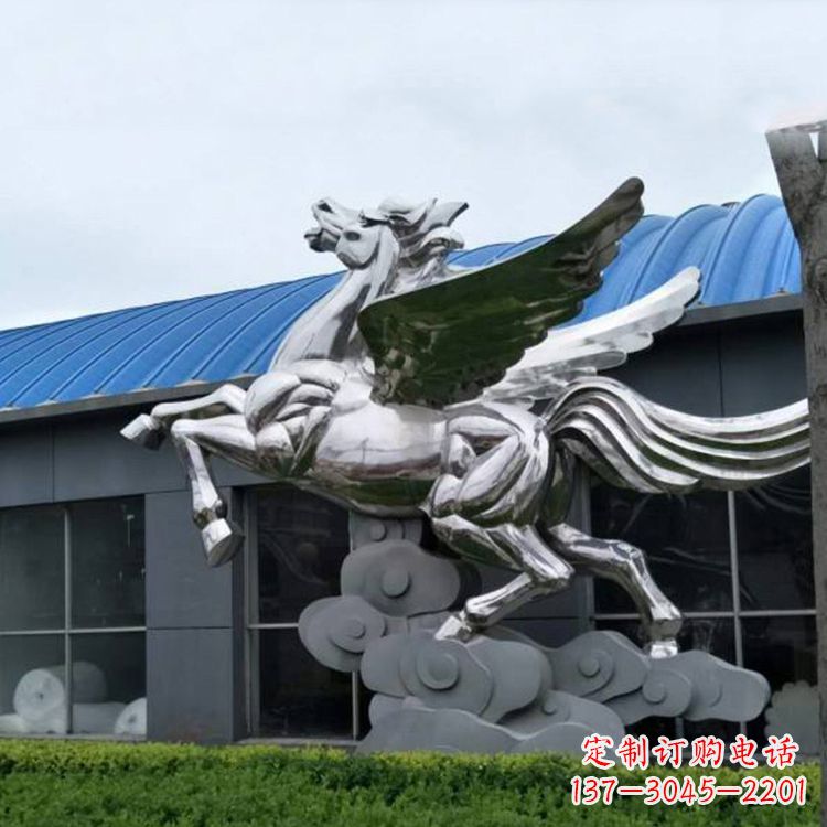 宁夏镜面不锈钢动物雕塑