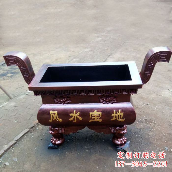 宁夏精美香炉铜雕