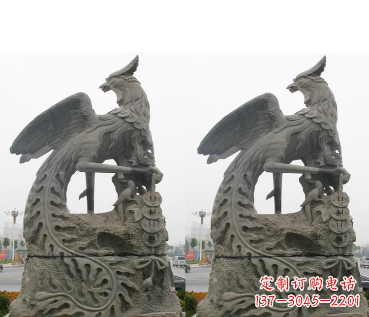宁夏凤凰石雕