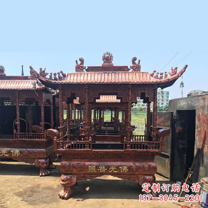 宁夏精美铜香炉雕塑