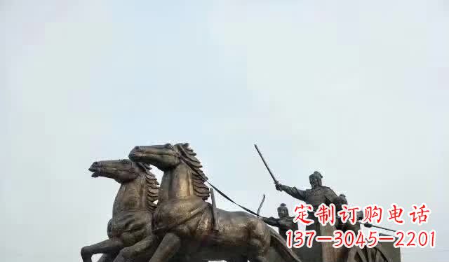 宁夏文艺复兴风格马车雕塑