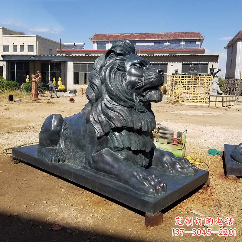 宁夏铜塑动物雕塑