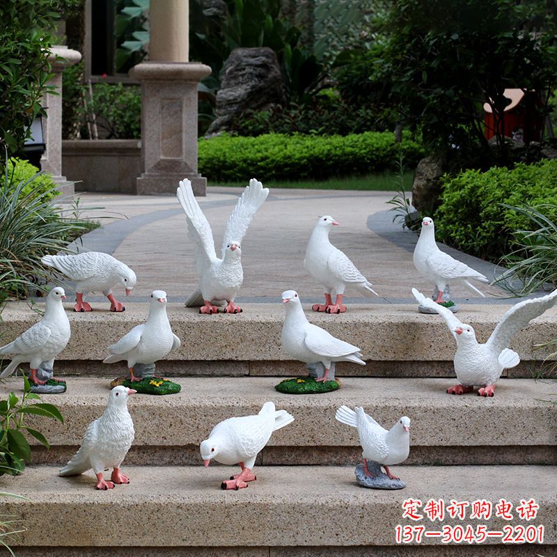 宁夏艺术之美·鸽子雕塑