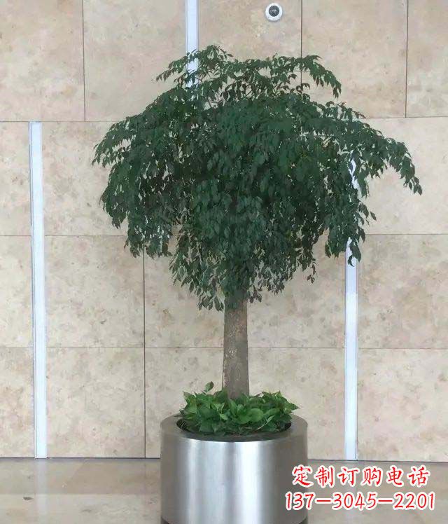 宁夏特色铜质花盆装饰雕塑