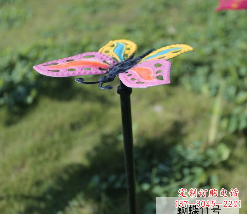 宁夏个性化不锈钢彩色蝴蝶雕塑