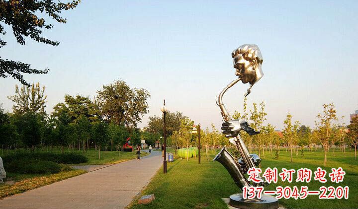 宁夏不锈钢萨克斯抽象雕塑